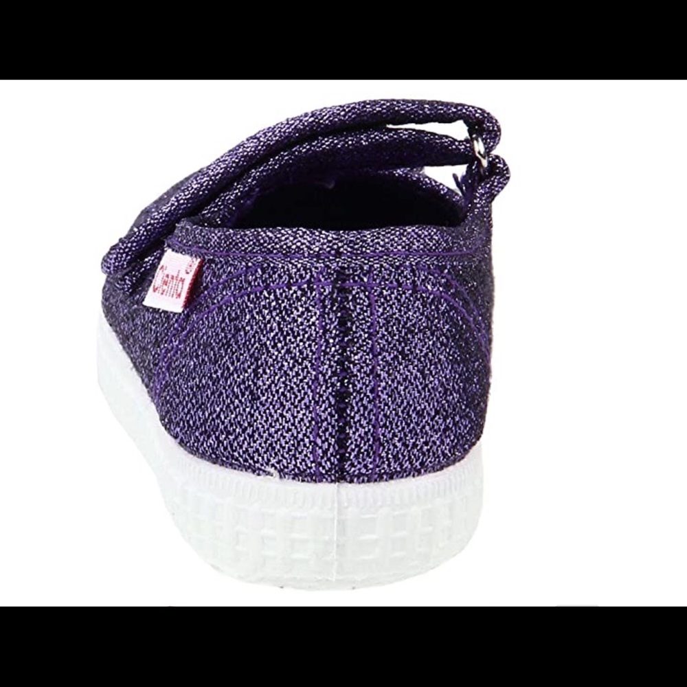CIENTA CANVAS MARY JANES SPARKLE Sz 4 - Picture 5 of 8